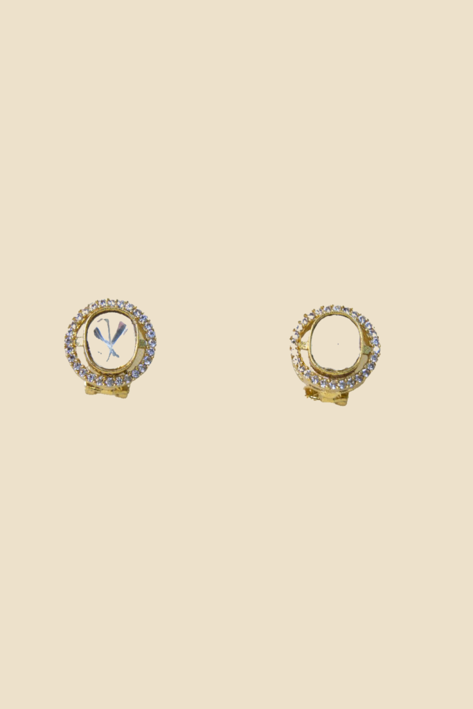 Elegant Crystal Halo Stud Earrings